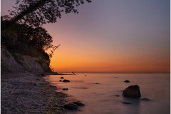 Sonnenuntergang in der Lübecker Bucht, Brodtener Steilufer zwischen Travemünde und Niendorf, Schleswig Holstein, Nicole Reimer Fotografie