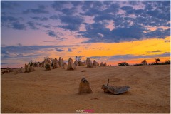 Sonnenuntergang bei den Pinnacles im Nambung Nationalpark - Nicole Reimer Fotografie