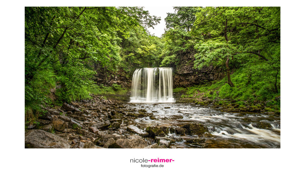 Wasserfall Sgwd yr Eira Brecon Beacons Wales