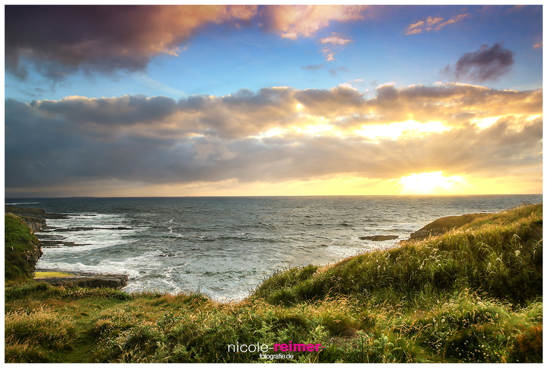 Sonnenuntergang Mullaghmore Head, das letzte Licht - Nicole Reimer Landschaftsfotografie